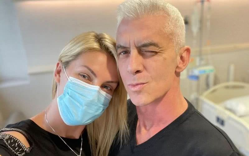 Ana Hickmann e seu marido, o empresário Alexandre Correa, durante tratamento de câncer - Reprodução / Instagram