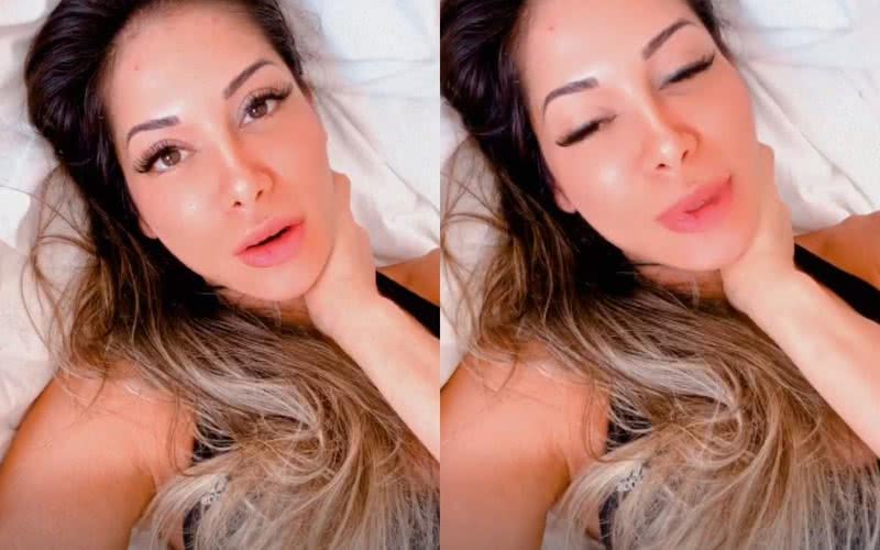 Mayra Cardi reclama dos sintomas de Covid-19 para os fãs na rede social - Reprodução / Instagram