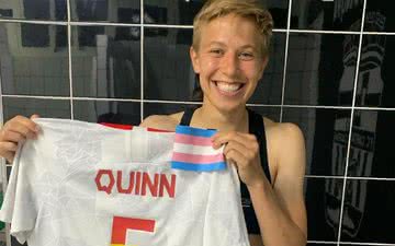 Quinn, da seleção canadense,  revelou ser uma pessoa transgênero não binária - Reprodução / Instagram