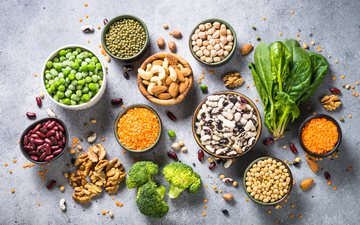 Caprichar nas fontes de proteína vegetal ajuda a manter a massa muscular e cuidar da saúde - iStock