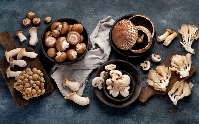 Champignon, shimeji, shiitake, portobello e do sol são os cogumelos mais consumidos no Brasil - iStock
