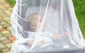 A partir dos 3 meses os bebês já podem receber fórmulas especiais de repelente - iStock
