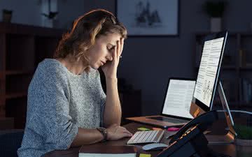 A síndrome de burnout é caracterizada pelo sentimento de exaustão e desmotivação - iStock