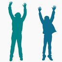 O adolescente pergunta se conseguirá alcançar a altura do pai - iStock