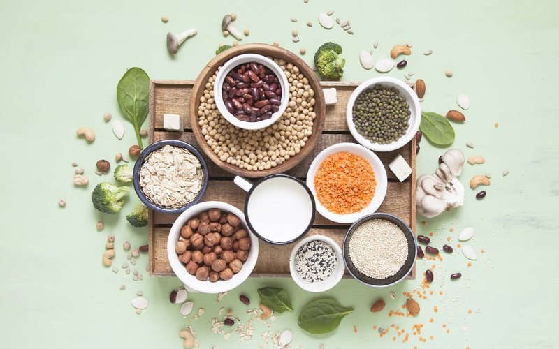 Diversos alimentos de origem vegetal também oferecem um aporte significativo de proteínas - iStock